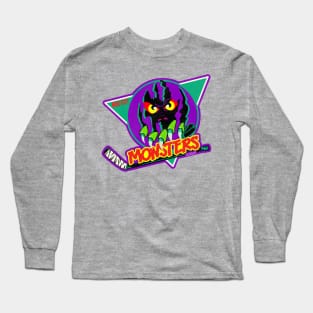 Defunct Madison Monsters Hockey Team Long Sleeve T-Shirt